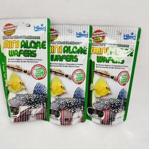Bundle Of 3 Pack Hikari Mini Algae Wafers Sinking Fish Food